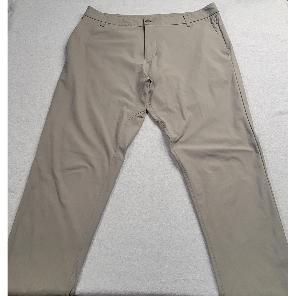 Lululemon Commission Pant Classic Mens 38 Sage Green Warpstreme Chino